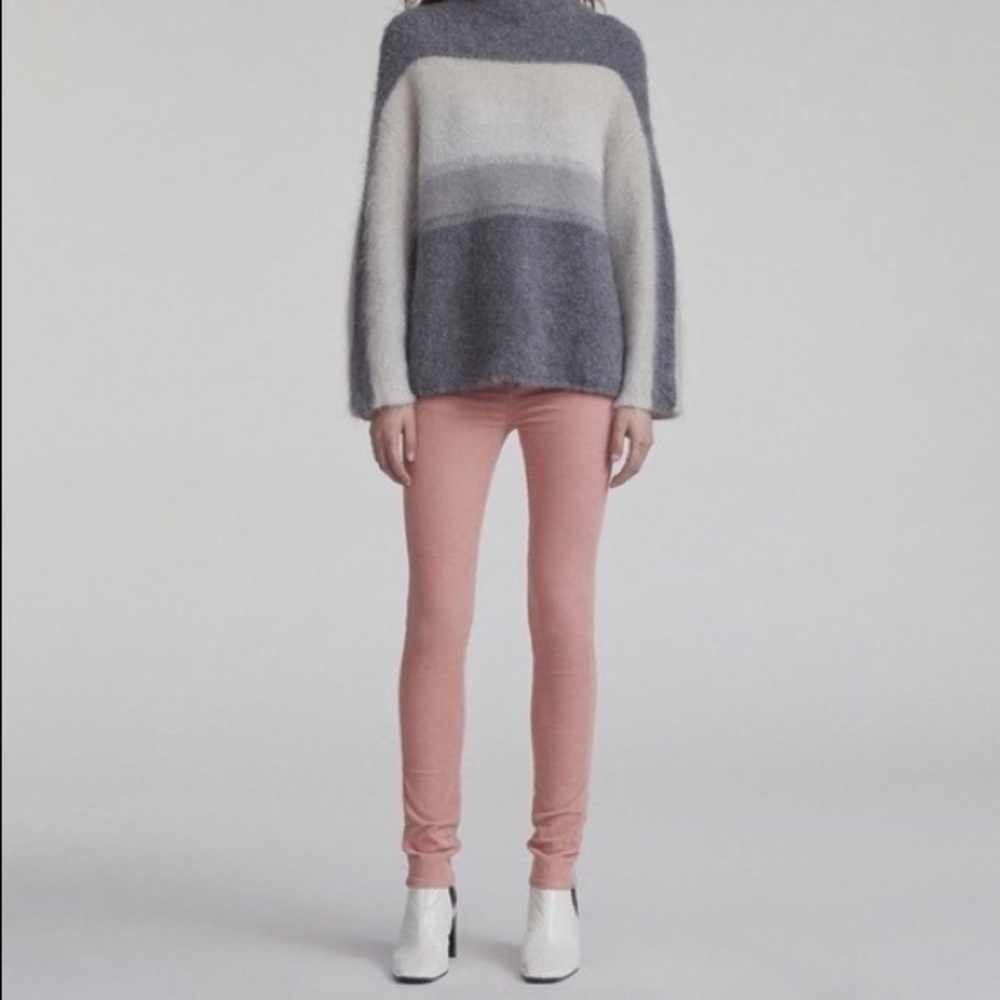 rag & bone Pink High Rise Skinny Corduroy Pants 24 - Picture 3 of 13